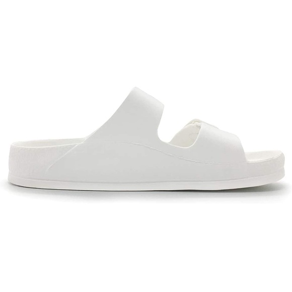 Women’s comport slide double buckles adjustable Eva flat sandals NWT - Picture 4 of 11